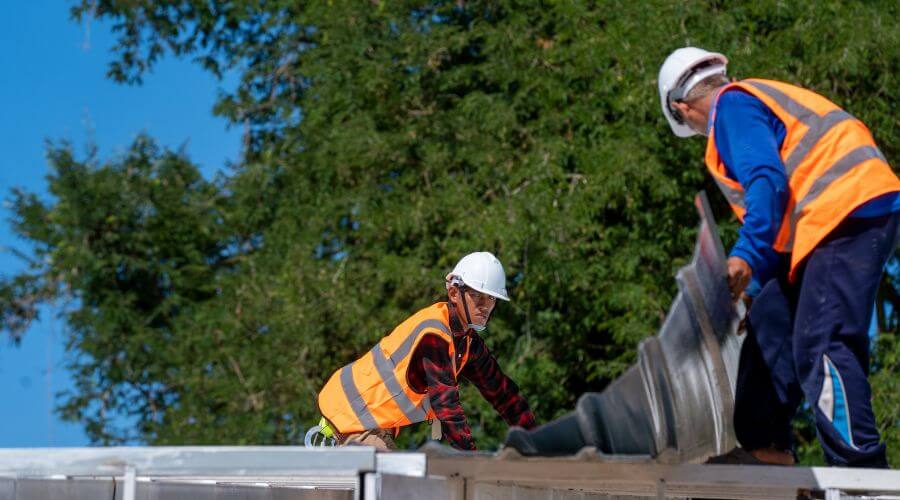 Roof repair in Hayti, SD